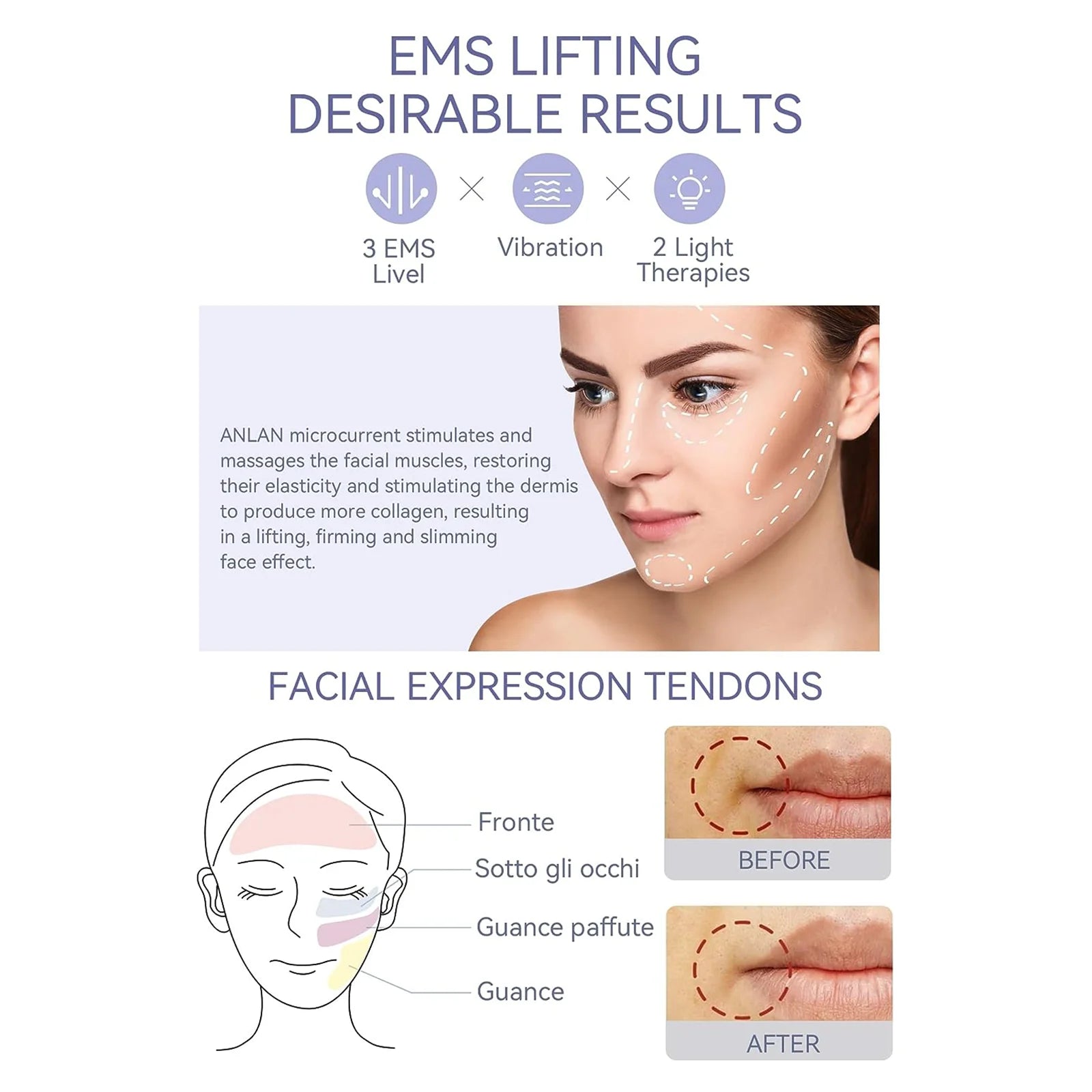 Deep Tissue Relaxing Facial Massage Device