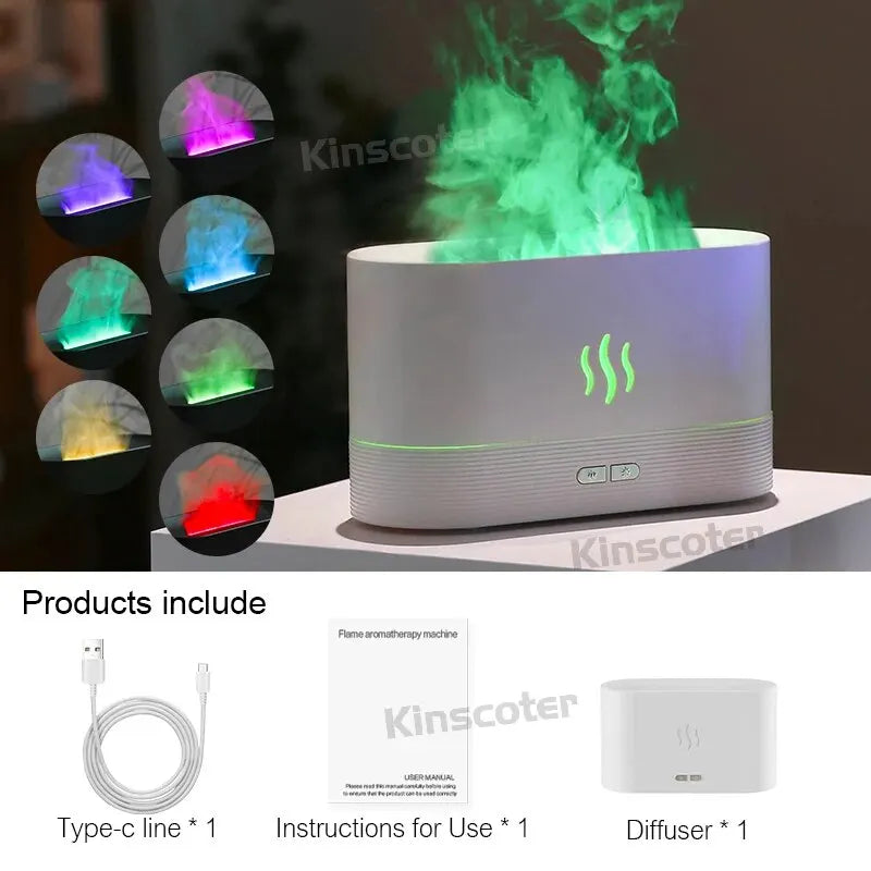 Creative Design Essential Oil Flame Diffuser