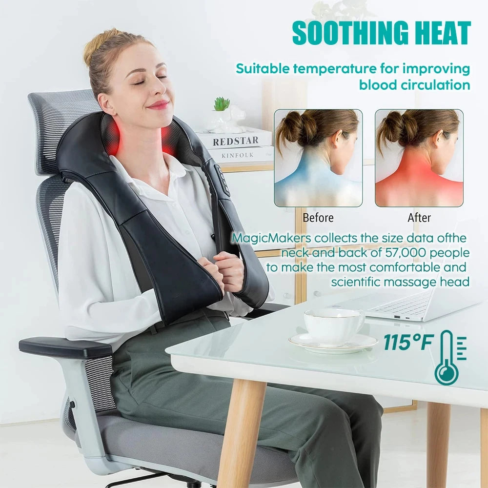 Deep Tissue Neck and Shoulder Massage Device