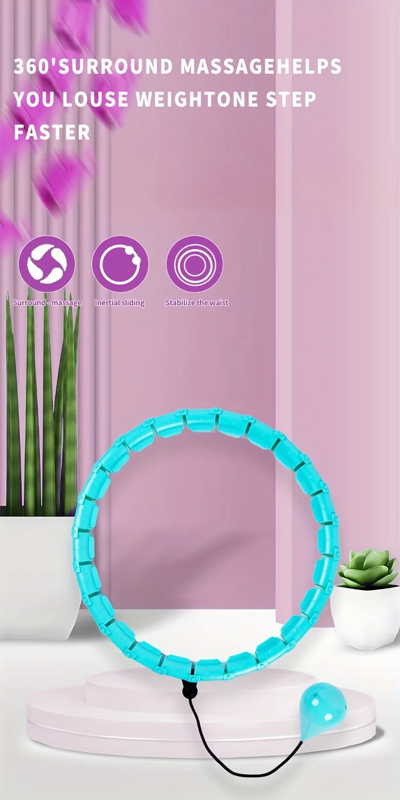 Yoga Fitness Pilates Smart Hula Hoop