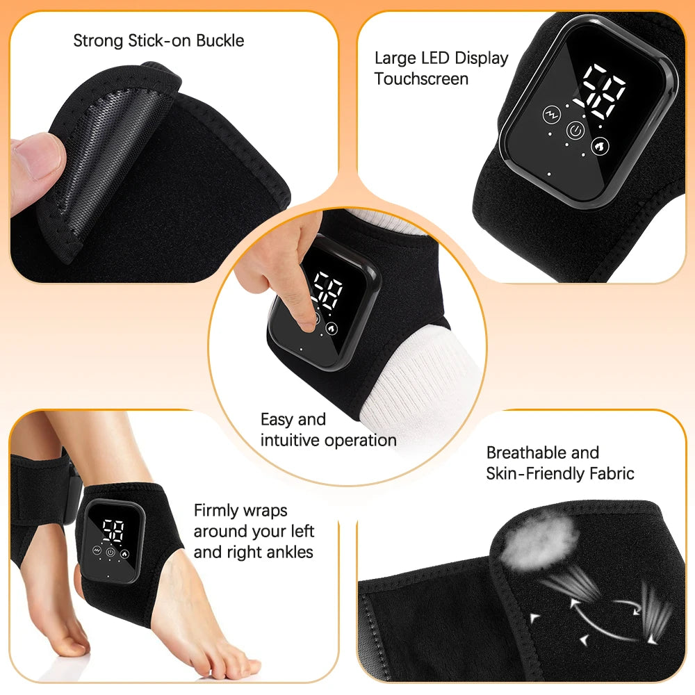Relaxing Ankle Heating Massage Device