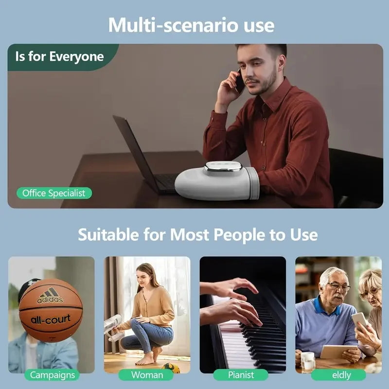 USB Powered Portable Hand Kneading Massager