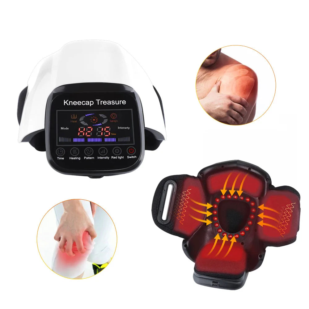 Electric Knee Heating Massaging Device