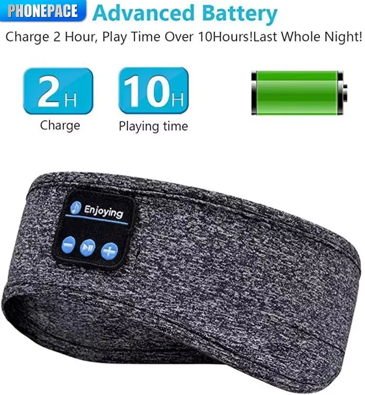 Electric Bluetooth Earphone Sleep Head Band