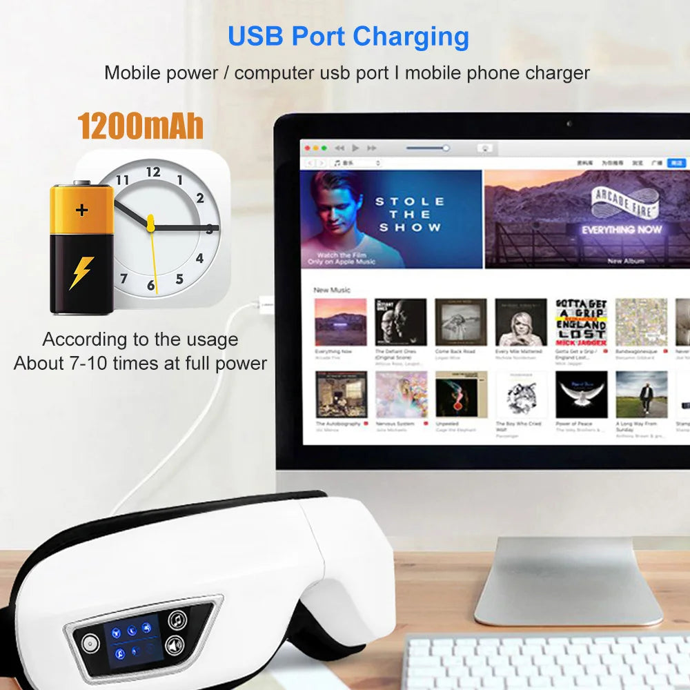 Soothing Relaxing 3D Eye Massaging Device