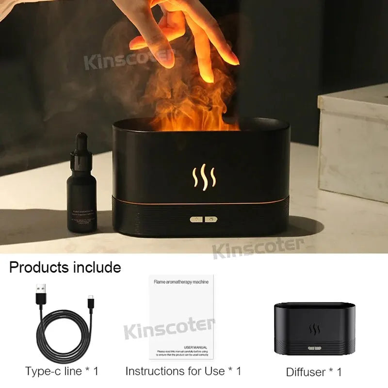 Creative Design Essential Oil Flame Diffuser