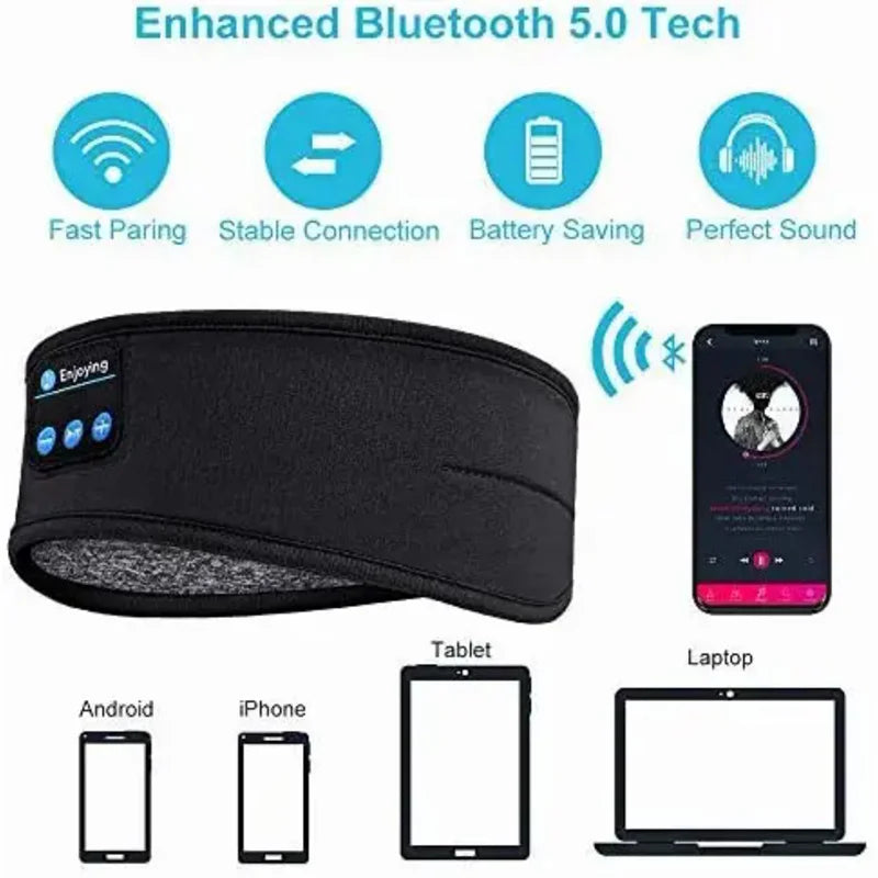 Smart Bluetooth Sleep Mask & Head Band