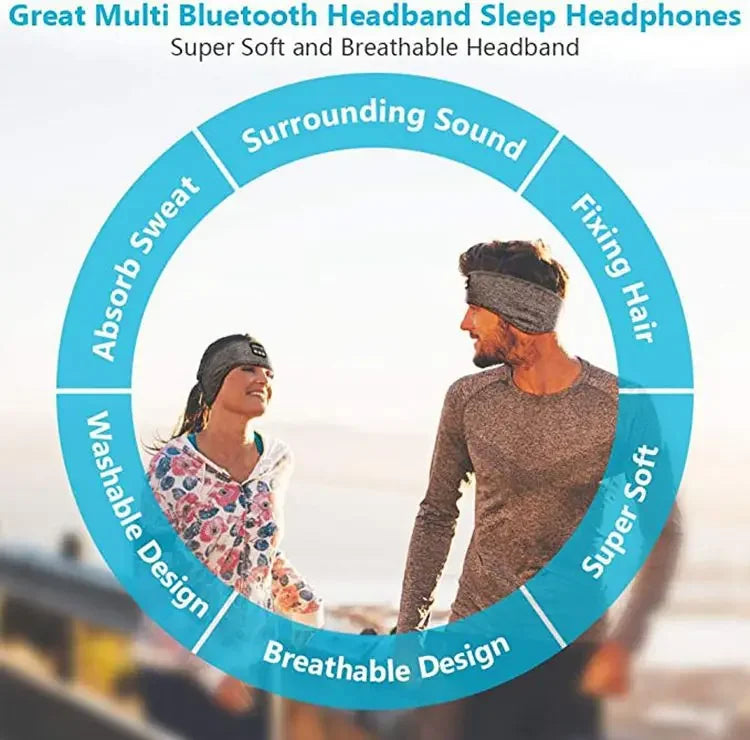 Smart Bluetooth Sleep Mask & Head Band
