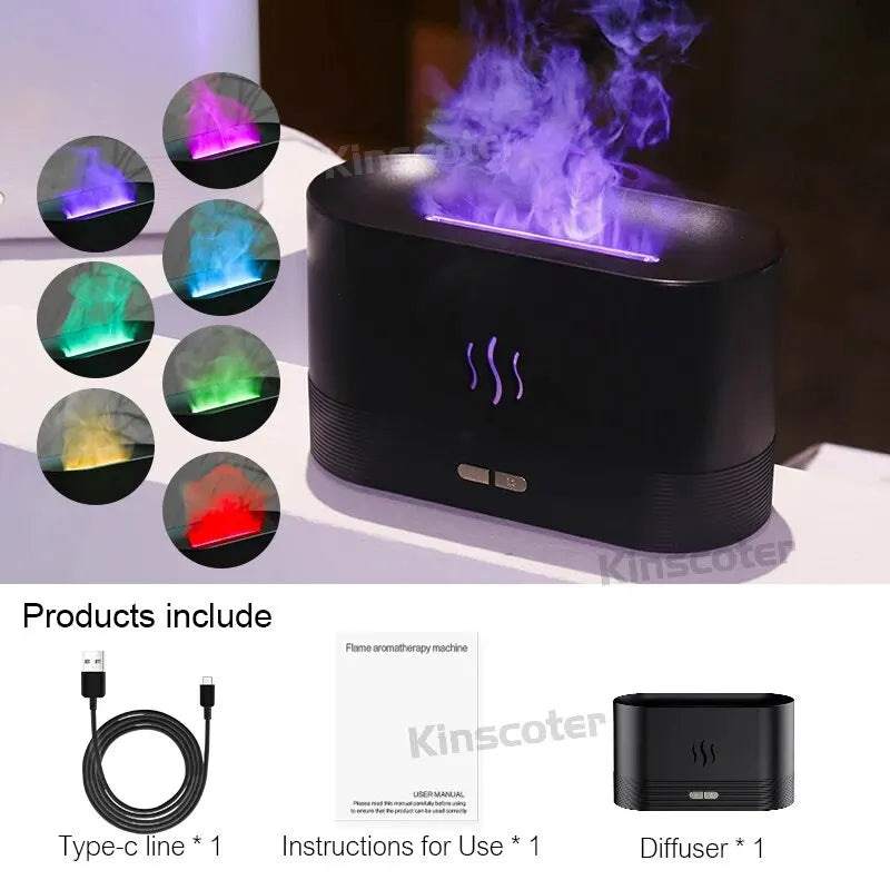Creative Design Essential Oil Flame Diffuser
