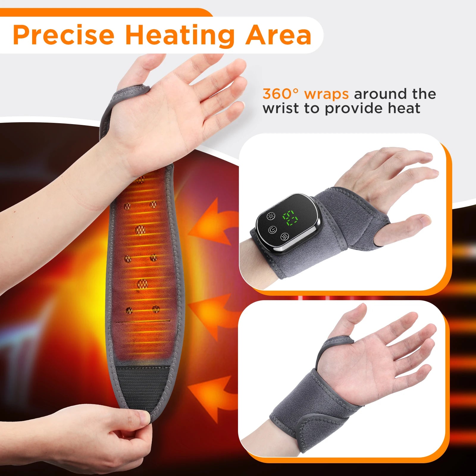 Electric Wrist Heating Massage Device