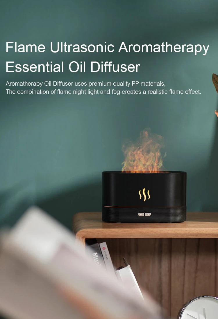 Creative Design Essential Oil Flame Diffuser