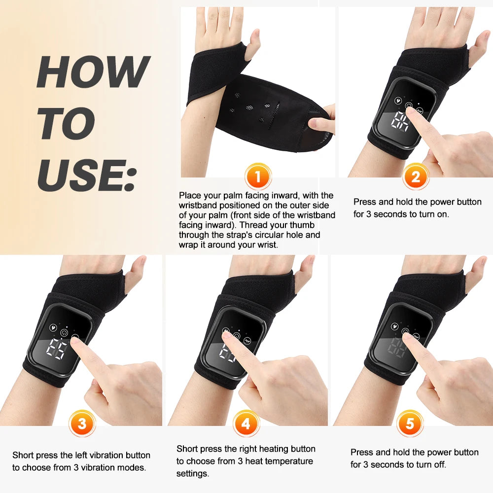 Electric Wrist Heating Massage Device